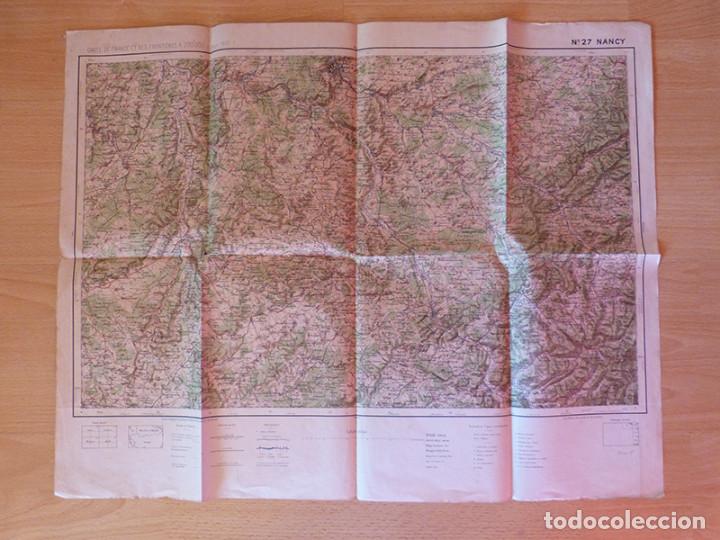 Mapas contempor&aacute;neos: Mapa zona Nancy &eacute;poca WWI - Foto 1