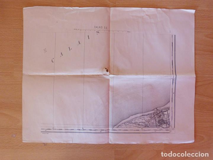 Mapas contempor&aacute;neos: Mapa zona Calais &eacute;poca WWI - Foto 1
