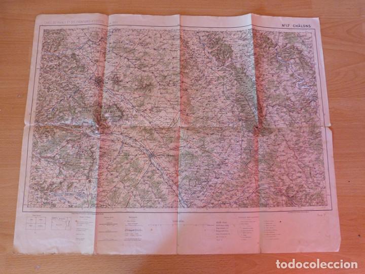 Mapas contempor&aacute;neos: Mapa zona Chalons &eacute;poca WWI - Foto 1