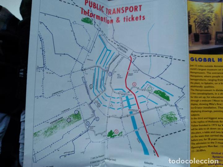 Mapas contempor&aacute;neos: HIGH VIEW - AMSTERDAM - ALTERNATIVE GUIDE - MAPA - MAP -2001 COFFEESHOPS - Foto 8