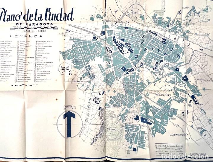 Contemporary maps: Plano de Zaragoza. Edici&oacute;n 1945-46, de Ramiro Gonz&aacute;lez L&oacute;pez