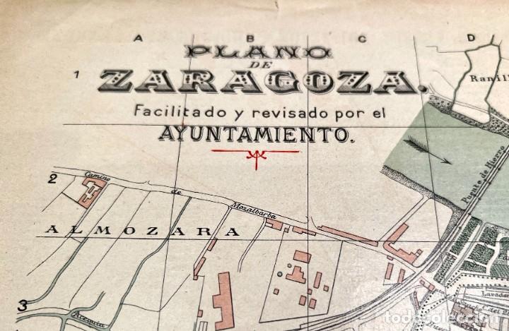 Mapas contempor&aacute;neos: Plano de Zaragoza, 1905. - Foto 1