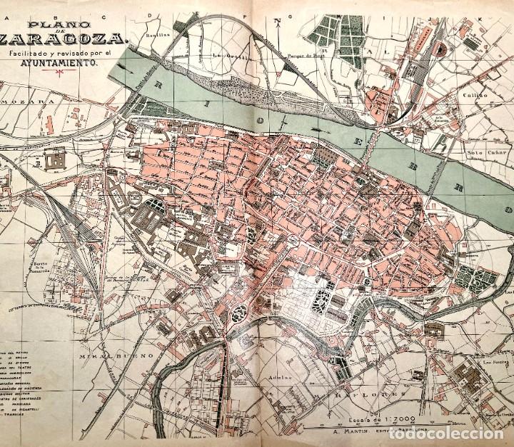 Mapas contempor&aacute;neos: Plano de Zaragoza, 1905. - Foto 2