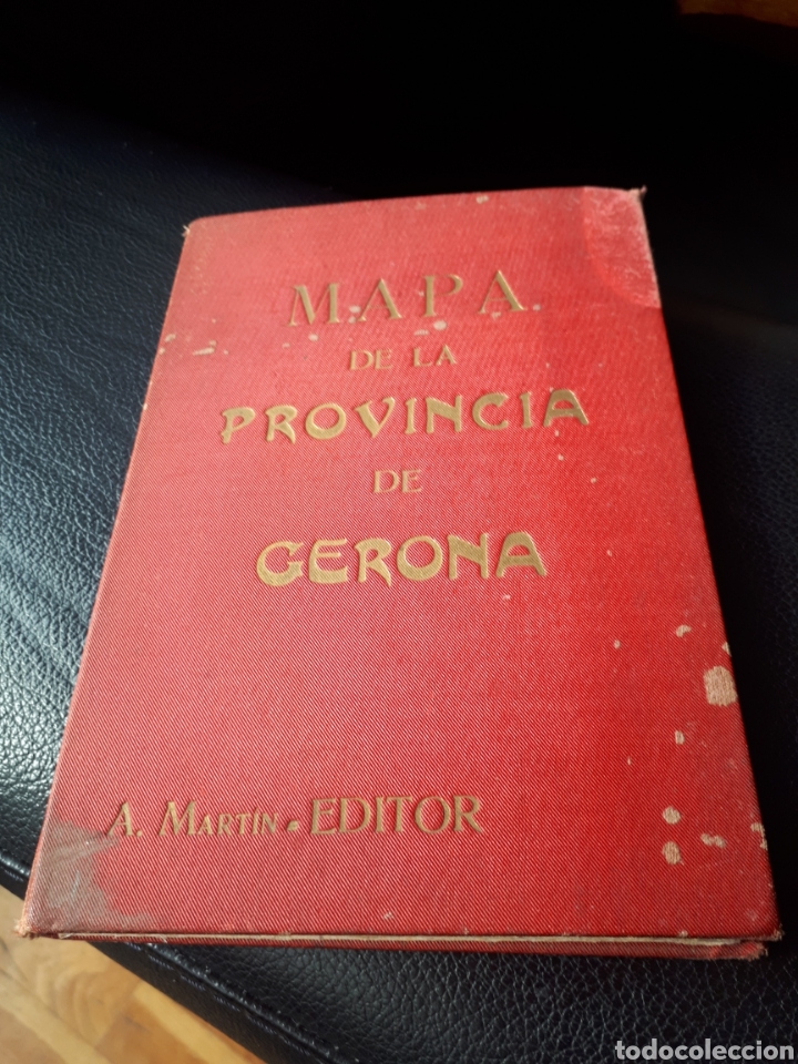 Mapas contempor&aacute;neos: Antiguo mapa provincia de Gerona por A Martin
