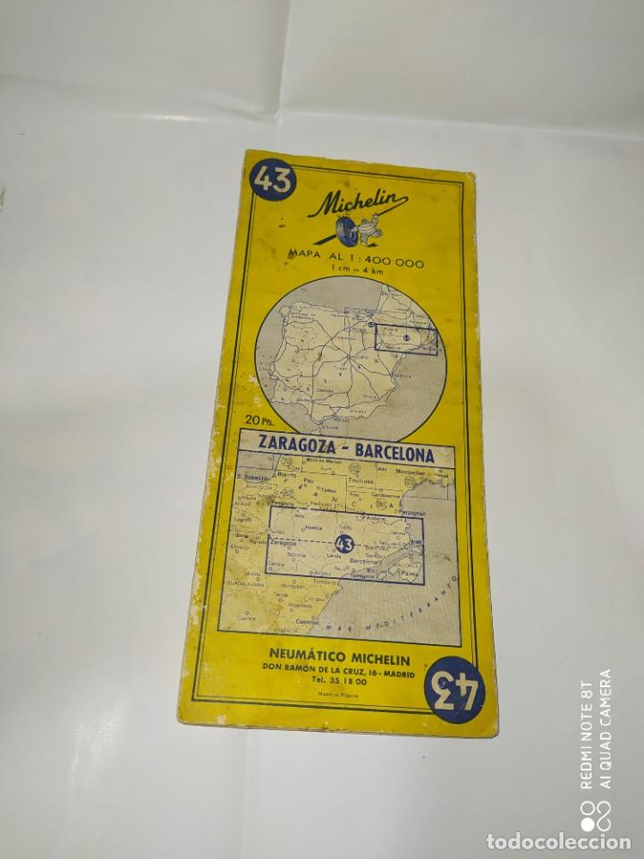 Zeitgen&ouml;ssische Karten: mapa carreteras zaragoza barcelona michelin 43