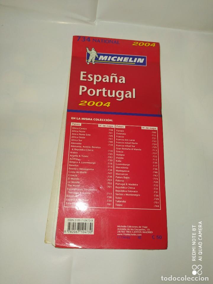 Zeitgen&ouml;ssische Karten: mapa de carreteras espa&ntilde;a portugal 2004 734 national