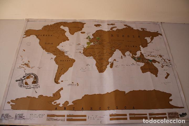 Zeitgen&ouml;ssische Karten: mapa Scratch Map Original&reg; es el primer p&oacute;ster Scratch off Map