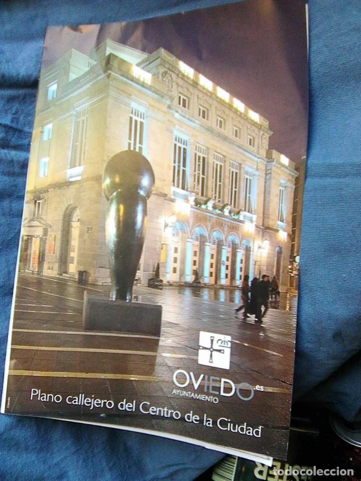 Zeitgen&ouml;ssische Karten: Oviedo - folleto con plano callero - Asturias 2018
