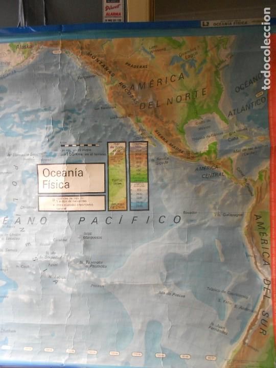Mapas contempor&aacute;neos: MAPA OCEANIA FISICA - Foto 3
