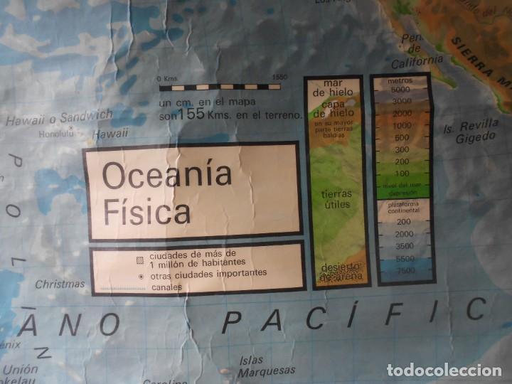 Mapas contempor&aacute;neos: MAPA OCEANIA FISICA - Foto 4