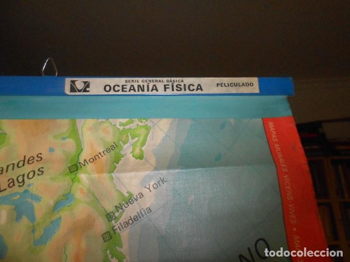 Mapas contempor&aacute;neos: MAPA OCEANIA FISICA - Foto 6