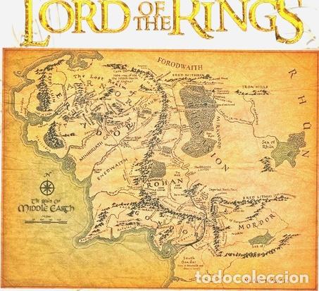 Mapas contempor&acirc;neos: mapa tierra media sr anillos lord of the ring lotr 03