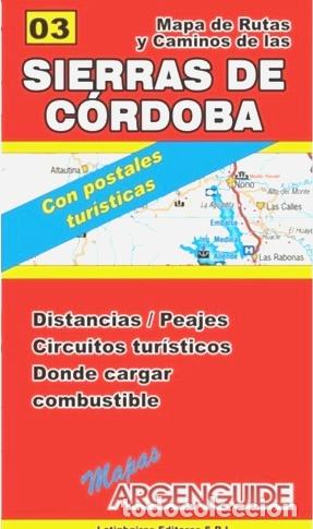 Mapas contempor&acirc;neos: mapa de las sierras de cordoba