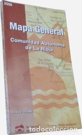 Mapas contempor&acirc;neos: comunidad autonoma de la rioja mapa general 2008