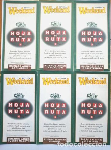 Mapas contempor&acirc;neos: hoja de ruta weekend x 14 fasciculos mapas