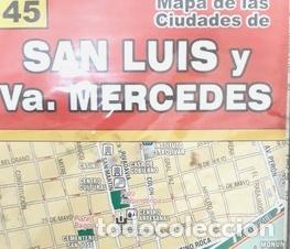 Mapas contempor&acirc;neos: mapas argenguide nro 45 ciudad de san luis y villa mercedes