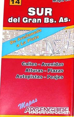 Mapas contempor&aacute;neos: mapa del sur del gran bs as de avellaneda a la plata - Foto 1