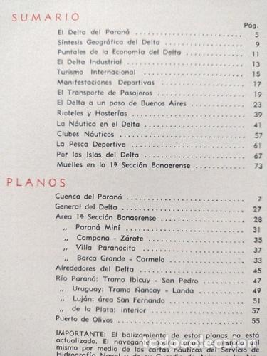Zeitgen&ouml;ssische Karten: guia delta del parana cuomo 1965 mapa del delta esso