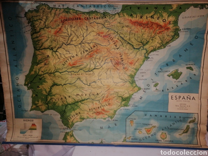 Zeitgen&ouml;ssische Karten: Mapa espa&ntilde;a