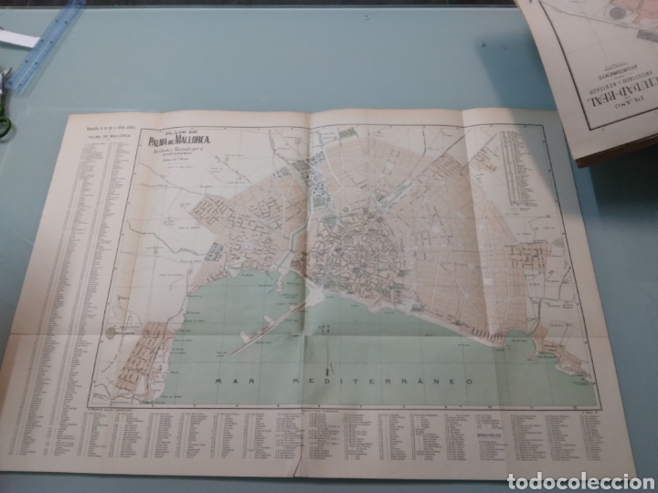 Zeitgen&ouml;ssische Karten: Plano de Palma de Mallorca, ciudad, J. Soler