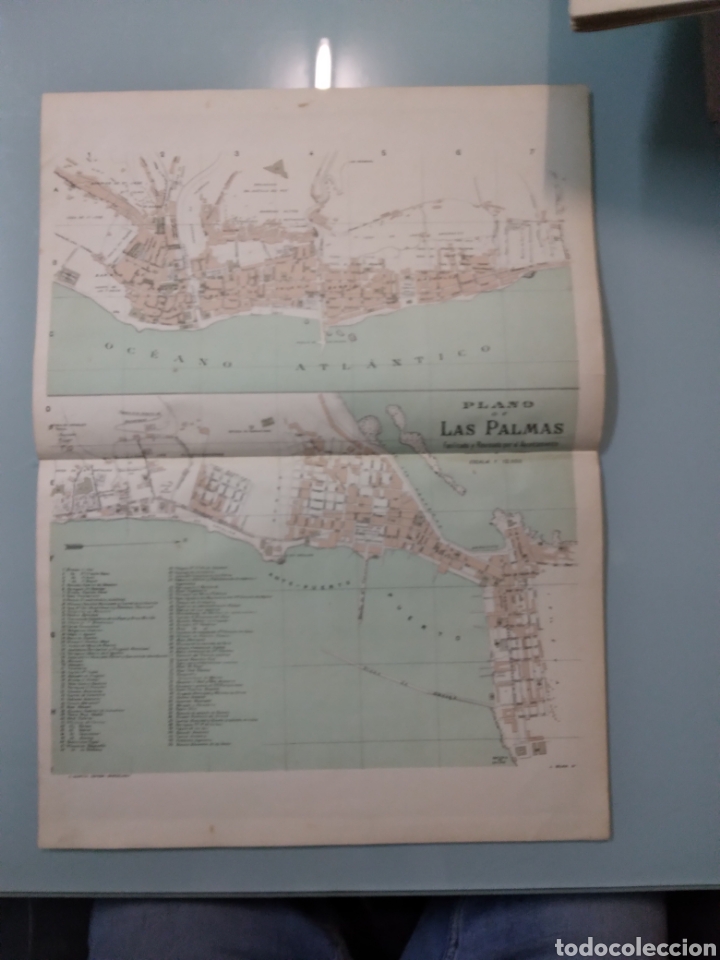 Zeitgen&ouml;ssische Karten: Plano ciudad Las Palmas, Alberto Martin