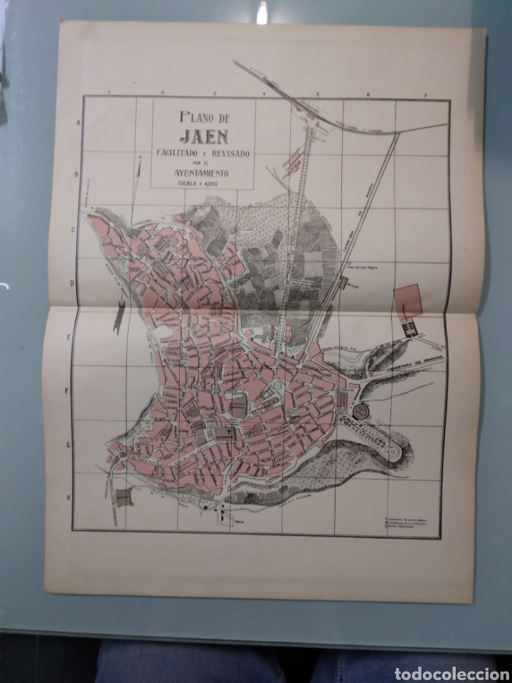 Mapas contempor&aacute;neos: Plano ciudad Ja&eacute;n, Alberto Martin