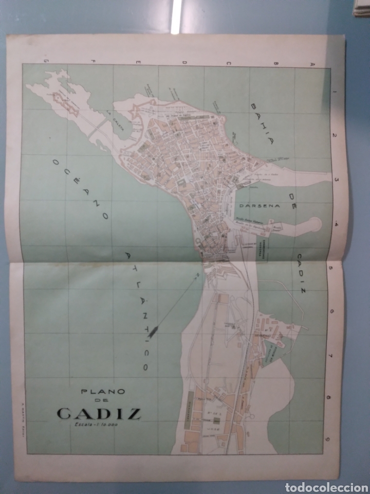 Mapas contempor&aacute;neos: Plano ciudad de C&aacute;diz, Alberto Martin