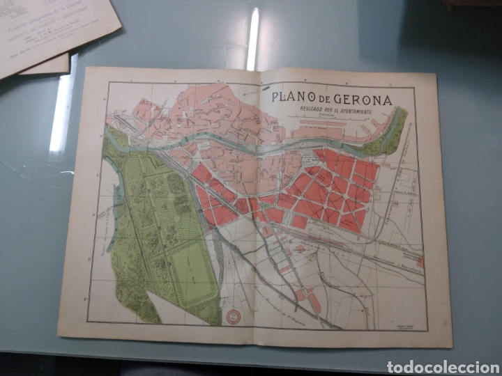 Mapas contempor&aacute;neos: Plano ciudad Gerona, Alberto Martin
