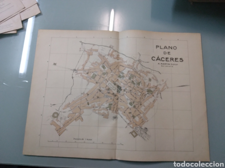 Mapas contempor&aacute;neos: Plano ciudad de C&aacute;ceres, Alberto Martin