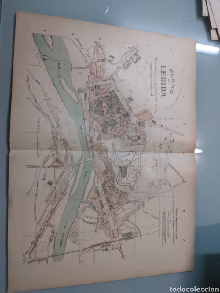 Mapas contempor&aacute;neos: Plano ciudad L&eacute;rida, Alberto Martin