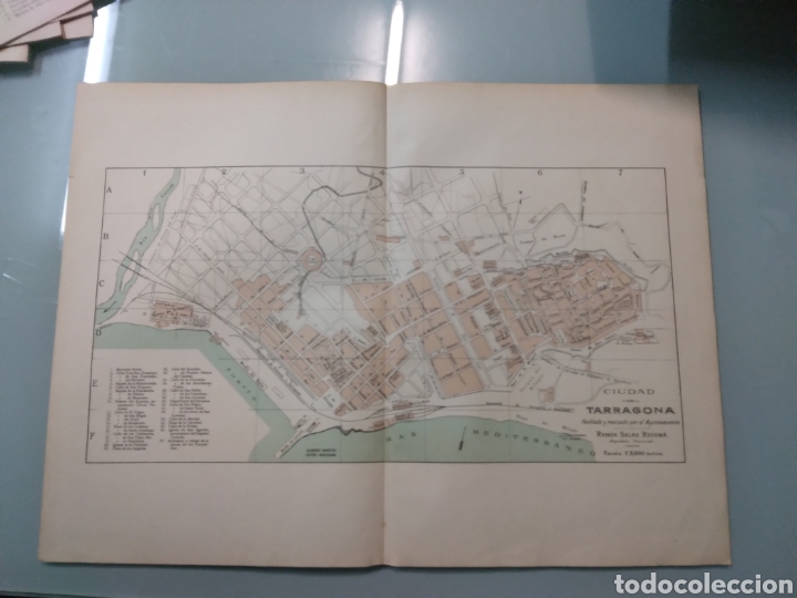 Mapas contempor&aacute;neos: Plano ciudad de Tarragona, Alberto Martin