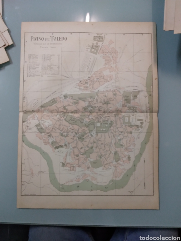 Mapas contempor&aacute;neos: Plano ciudad de Toledo, Alberto Martin