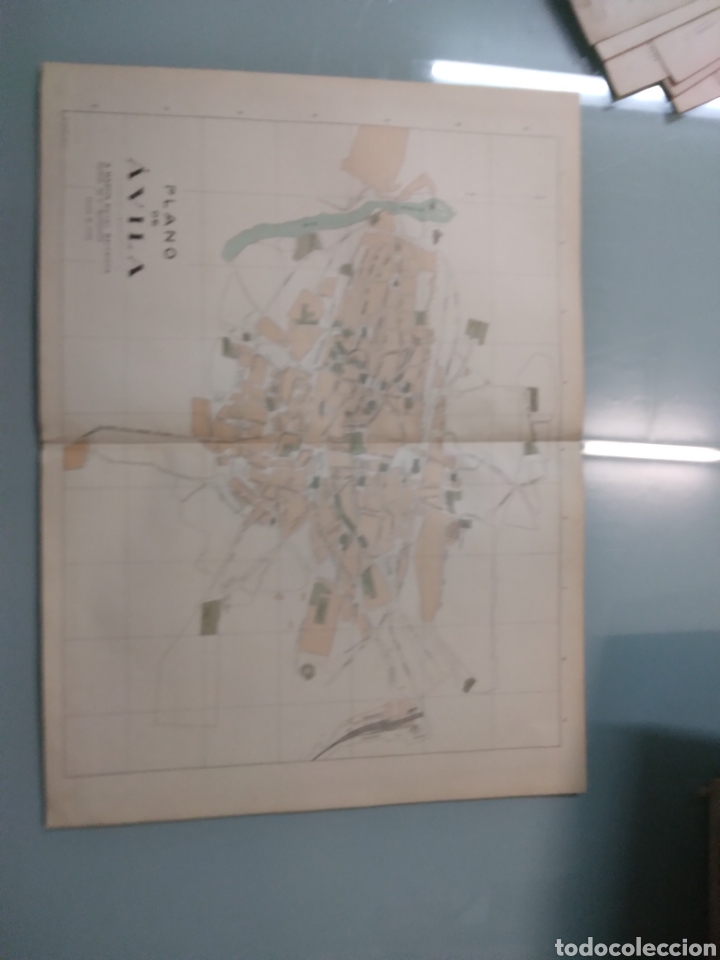 Mapas contempor&aacute;neos: Plano ciudad de &Aacute;vila, Alberto Martin