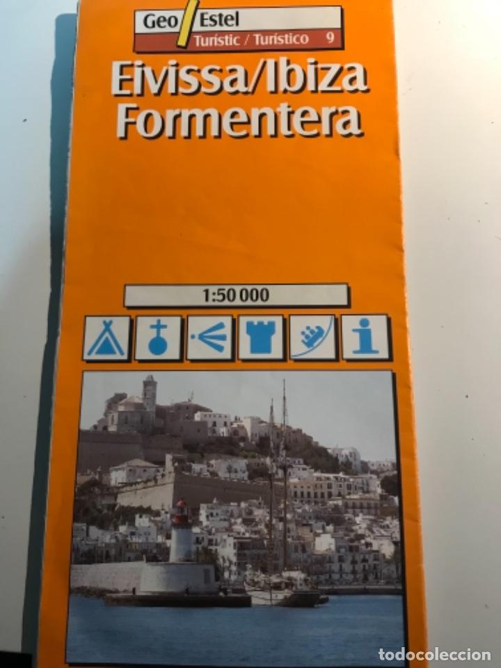 Mapas contempor&aacute;neos: Mapa Eivissa Ibiza Formentera. Geo Estel - Foto 2