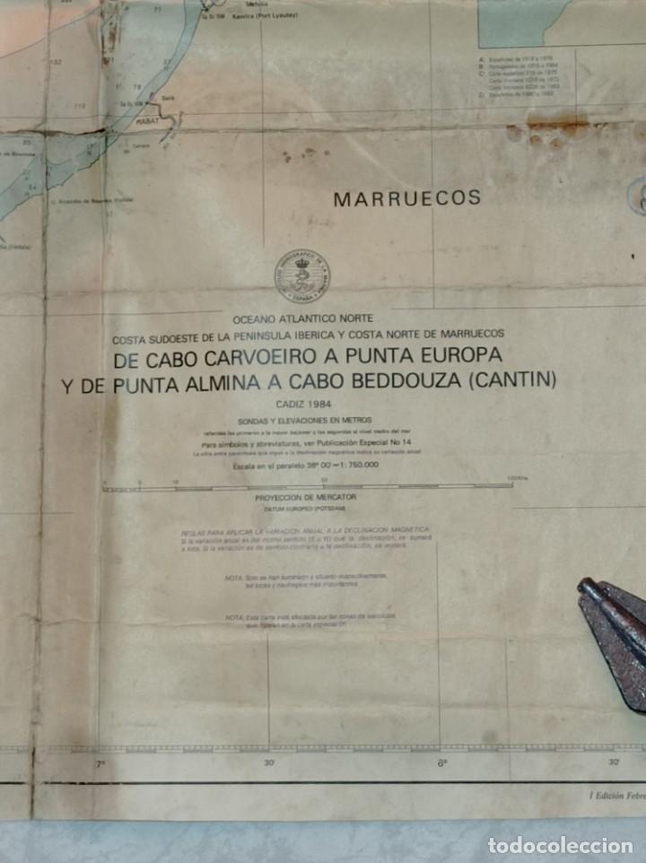 Mapas contempor&aacute;neos: ANTIGUO MAPA DE LA MARINA - Foto 2