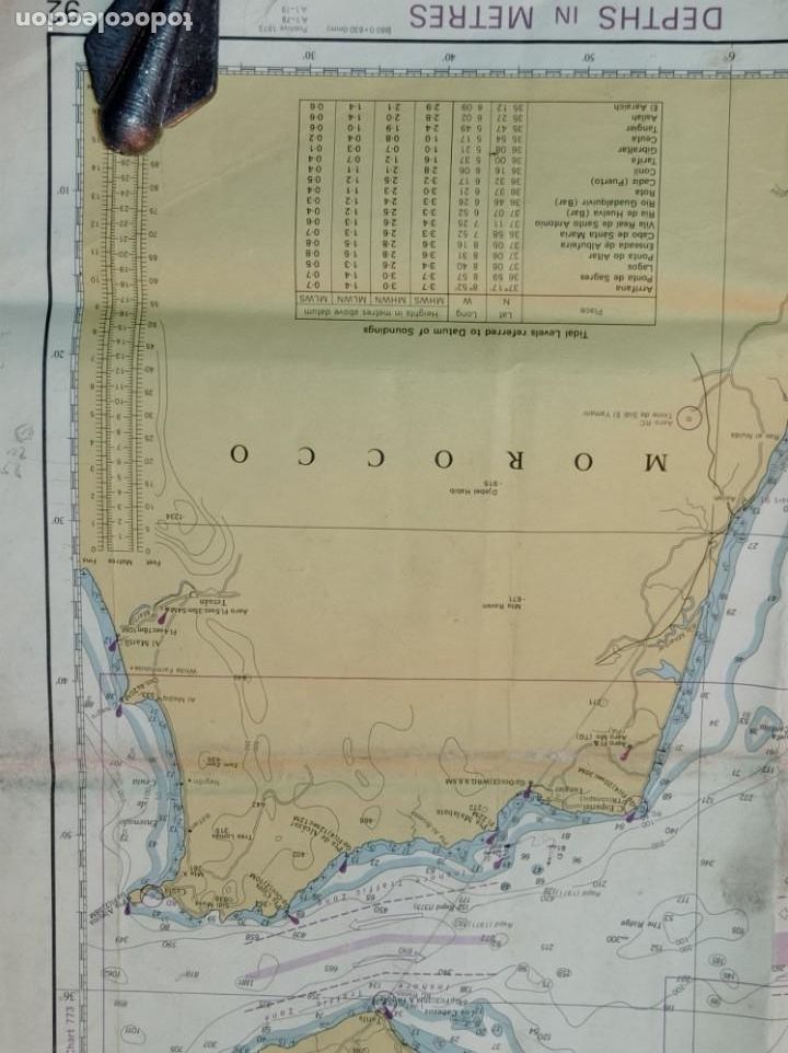 Mapas contempor&aacute;neos: ANTIGUO MAPA DE LA MARINA - Foto 3