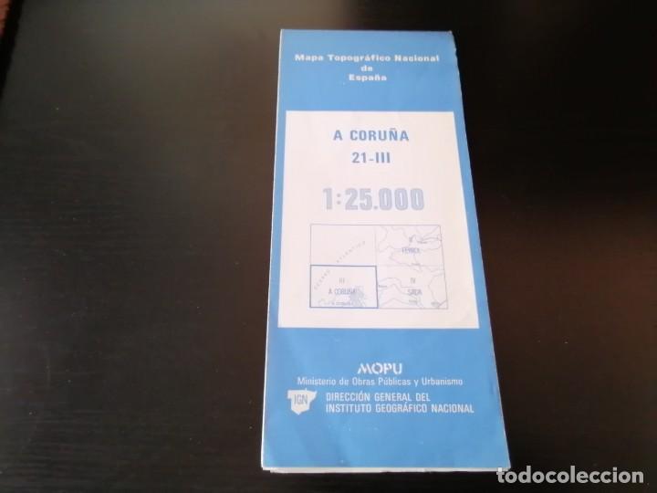 Mapas contempor&acirc;neos: MAPA TOPOGR&Aacute;FICO NACIONAL DE ESPA&Ntilde;A - A CORU&Ntilde;A