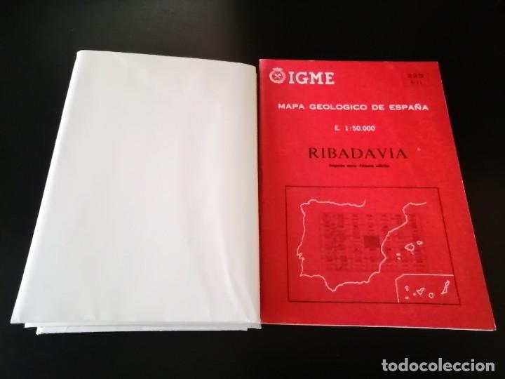 Mapas contempor&acirc;neos: MAPA GEOL&Oacute;GICO DE ESPA&Ntilde;A RIVADAVIA OURENSE - IGME