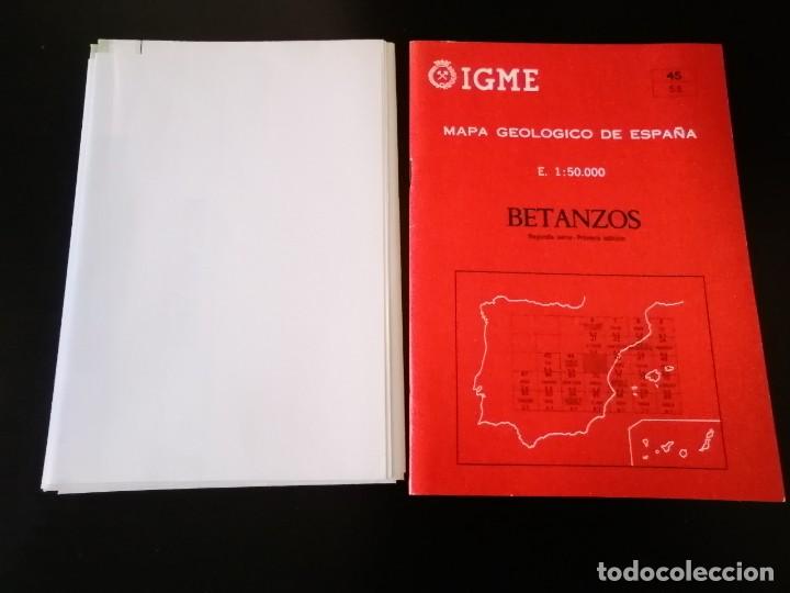 Mapas contempor&acirc;neos: MAPA GEOL&Oacute;GICO DE ESPA&Ntilde;A BETANZOS CORU&Ntilde;A - IGME