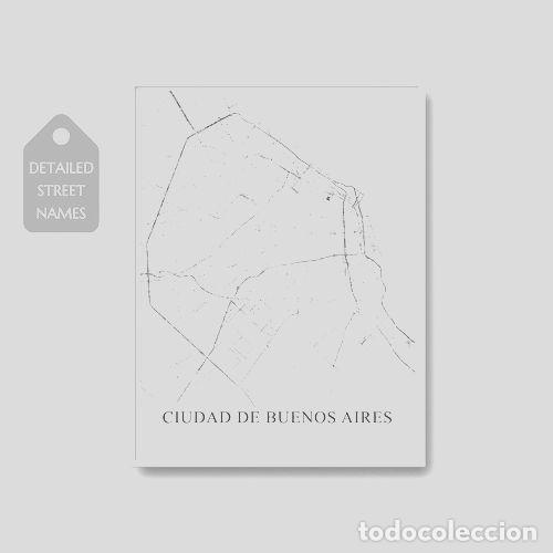 Mapas contempor&acirc;neos: mapa ciudad de buenos aires