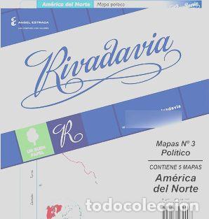 Contemporary maps: rivadavia 8857 mapas n3 politico america del norte x5