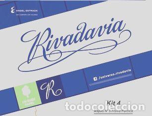 Contemporary maps: rivadavia 8920 mapas n5 fisico politico kit 4 x5