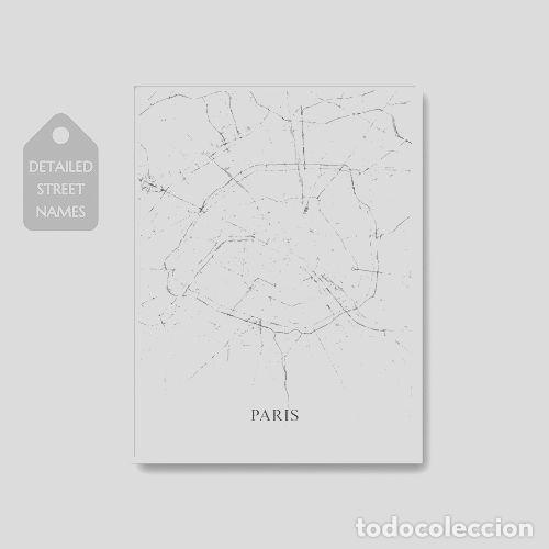 Mapas contempor&acirc;neos: mapa ciudad de paris
