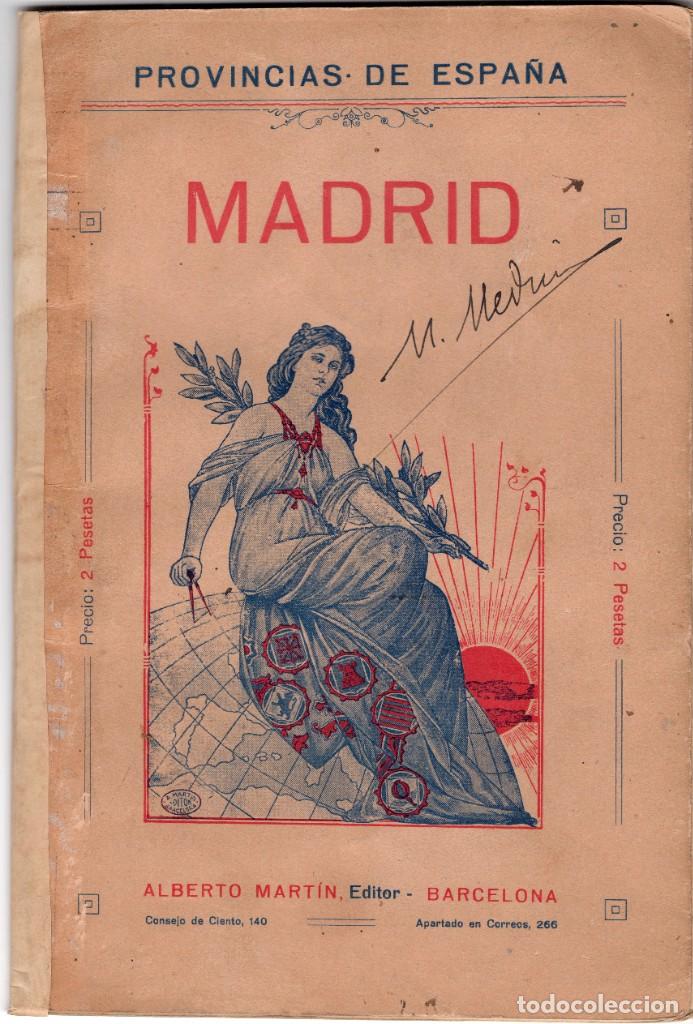 Mapas contempor&acirc;neos: PROVINCIAS DE ESPA&Ntilde;A. MADRID. ALBERTO MART&Iacute;N - Mapa de Tela