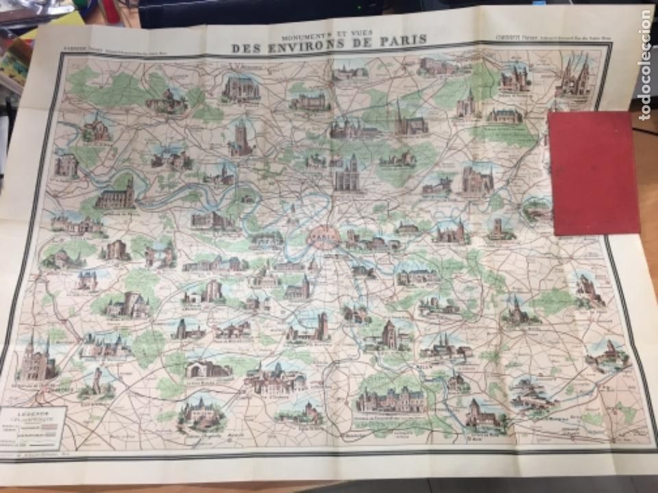 Mapas contempor&aacute;neos: ANTIGUO PLANO DE PARIS - Foto 2