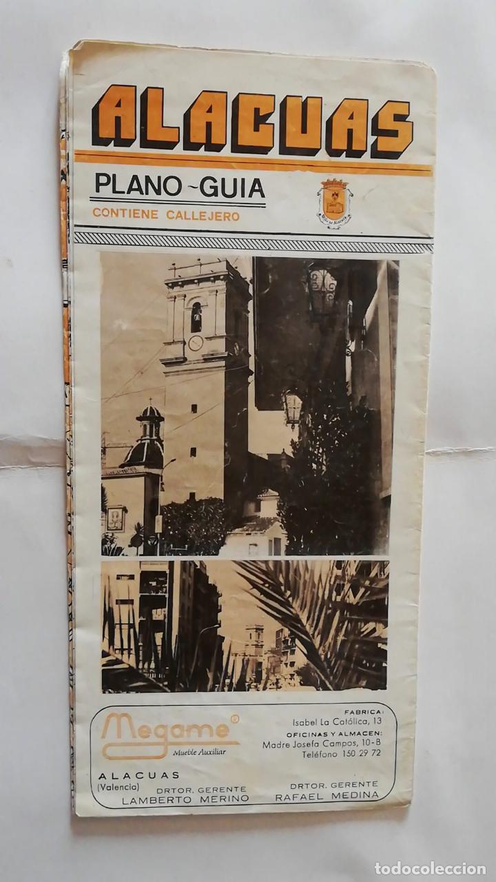 Mapas contempor&acirc;neos: ANTIGUO PLANO GU&Iacute;A DE ALAQU&Aacute;S CON CALLEJERO
