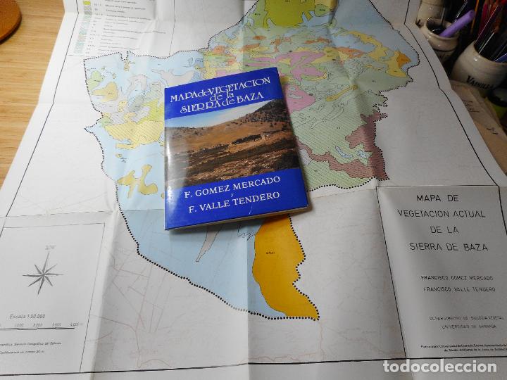 Mapas contempor&acirc;neos: GOMEZ MERCADO-VALLE TENDERO. MAPA DE VEGETACION SIERRA DE BAZA.UNIVERSIDAD DE GRANADA
