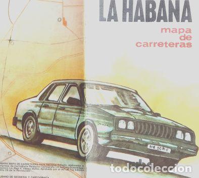 Mapas contempor&acirc;neos: mapa plegable de carreteras la habana cuba 1987 inst cubano