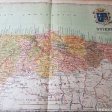 Mapas contemporáneos: MAPA DE OVIEDO AÑO 1915 37 X 51 CMS. Lote 334317793