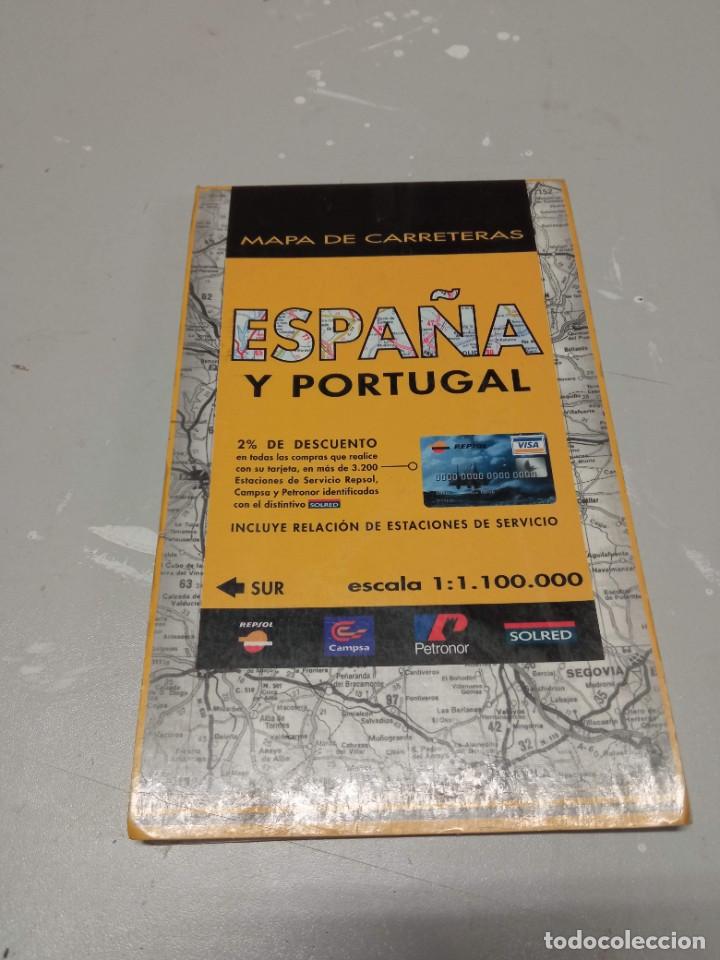 Mapas contempor&aacute;neos: Mapa de Espa&ntilde;a Portugal. Repsol